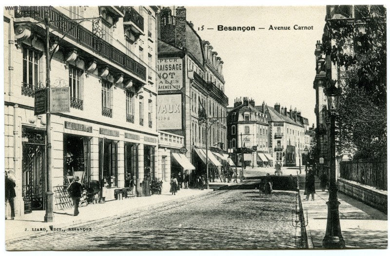 Avenue Carnot entre deux guerres