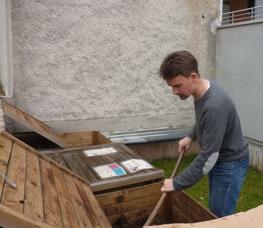 compostage au pied de l'immeuble