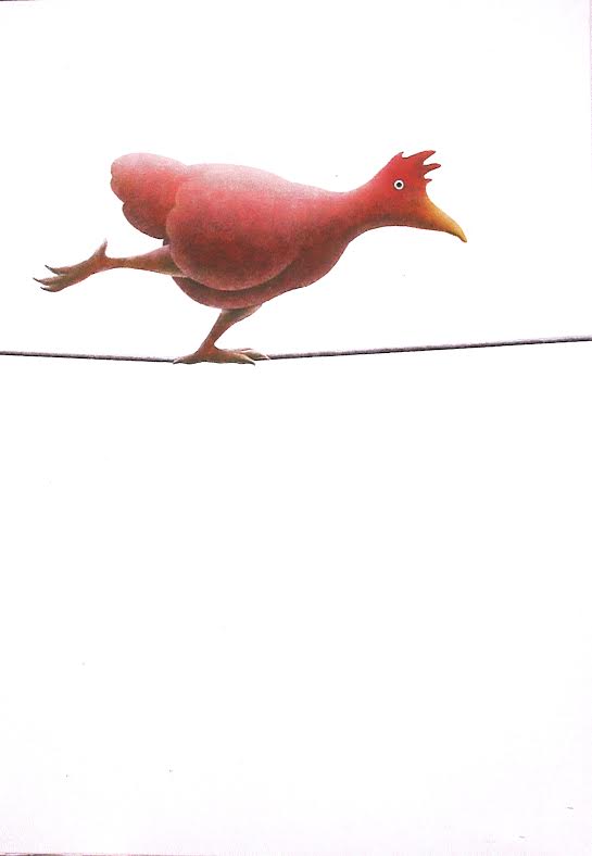 Michel Gindre sur un fil