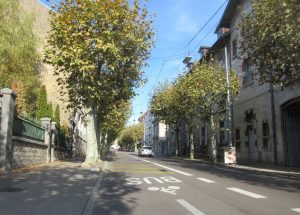 Avenue Denfert Rochereau en octobre 2018