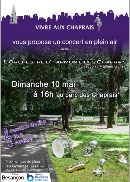 Concert harmonie des Chaprais 10 mai 2020