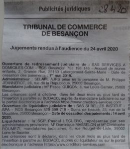 Est 28/4/20 Si Belles