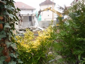 démolition rue Rotonde 2015