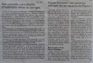 Est 1/4/21 CCH piscine