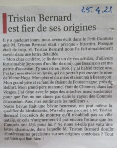 Est mag 25/4/21 Tristan Bernard