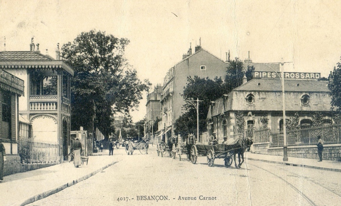 avenue Carnot pipes Frossard