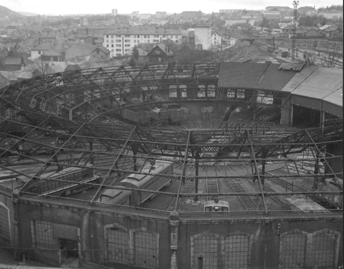 démolition de la rotonde