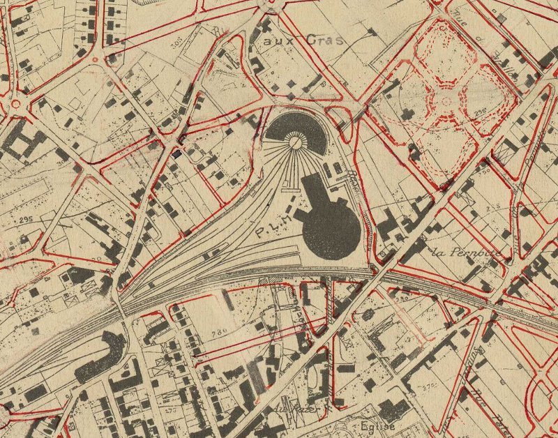 plan Boutterin 1938 rotondes