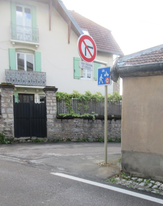 Rue du Cercle interdite