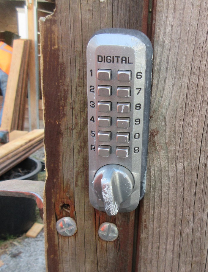 code d'ouverture du chalet