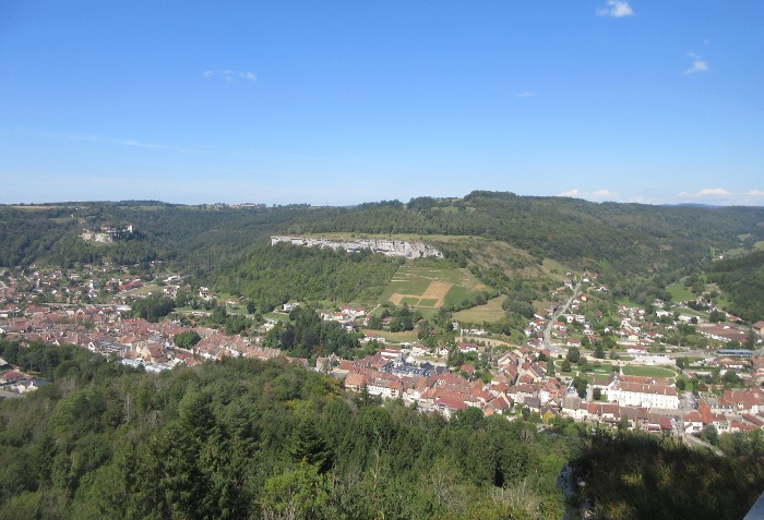 Ornans vu du rocher d'Ully 9/21