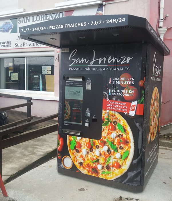 San Laurenzo distributeur de pizzas