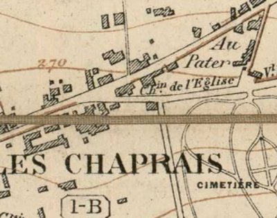 plan des Chaprais 1885