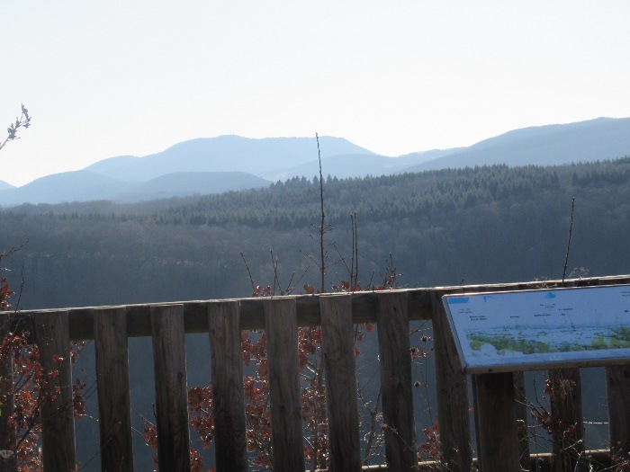 Cussey vue sur Mont Poupet