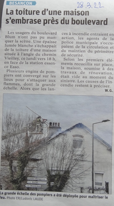 Est 28/3/22 incendie