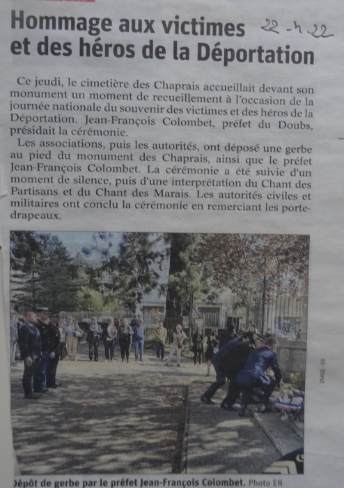 Est 22/4/22 déportés