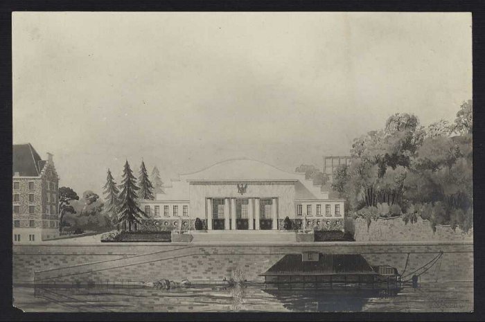 projet de piscine années 30