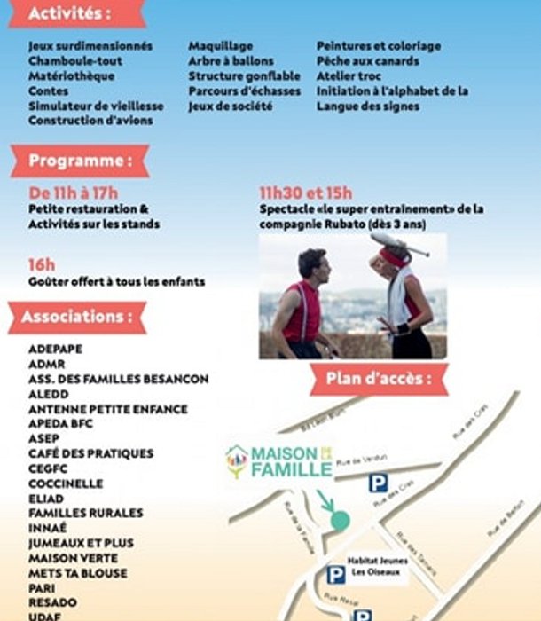 journée des familles programme