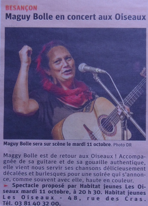 Concert Maguy Bolle