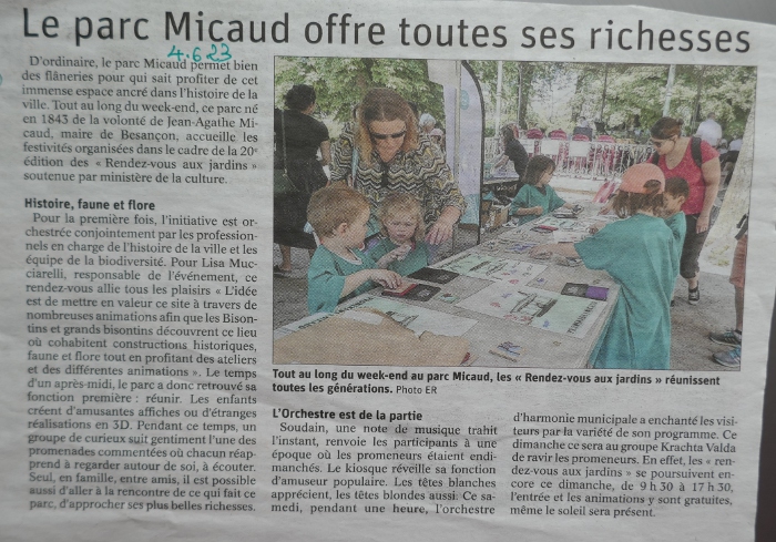 L'Est juin 2023 Micaud