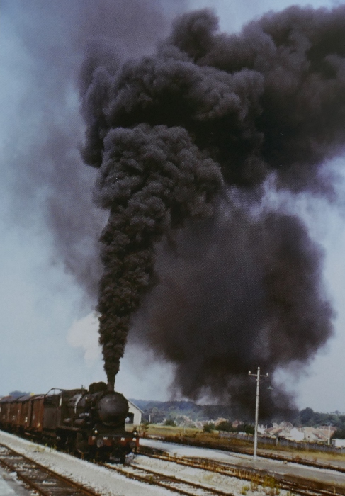 fumée noire loco 141 en 1972