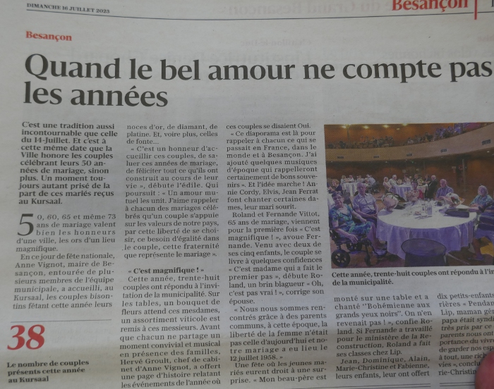 Est 16/7/23 couples au Kursaal