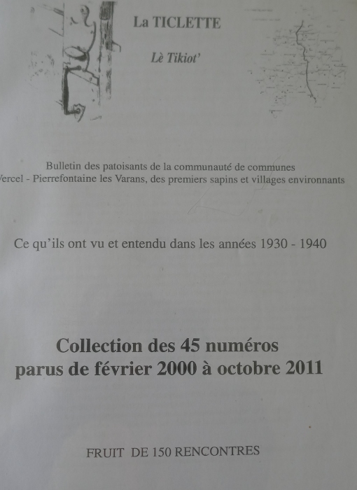 La Ticlette patois