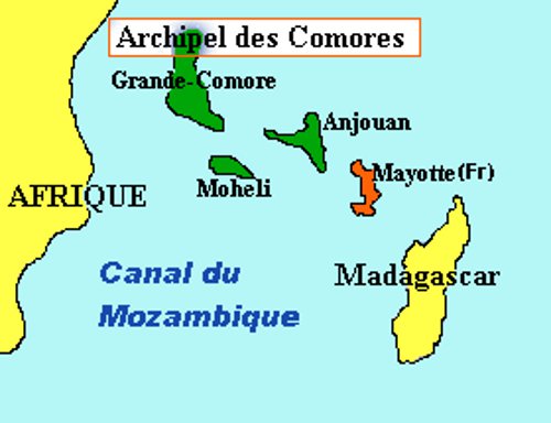 Mayotte, Comores, 