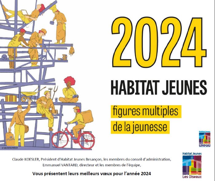 Voeux 2024 Oiseaux