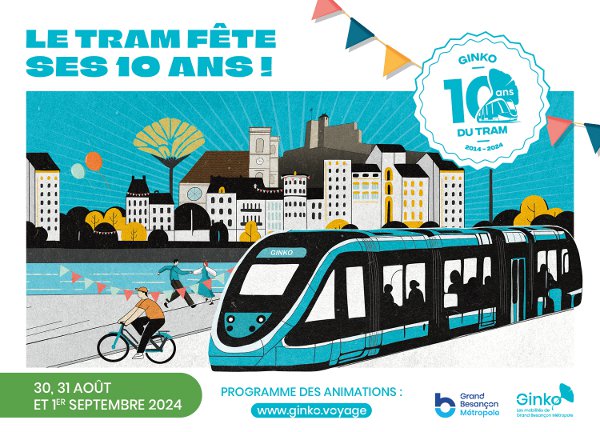 le tram fête ses 10 ans