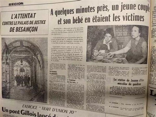 Est mai 70 attentat Palaos de justice