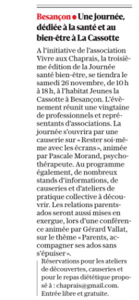 Est 16/11/24 santé bien être