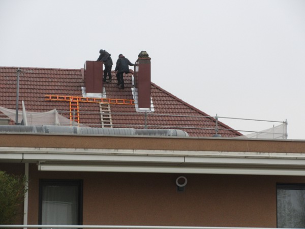sur les toits du 28 rue de la Rotonde décembre 24