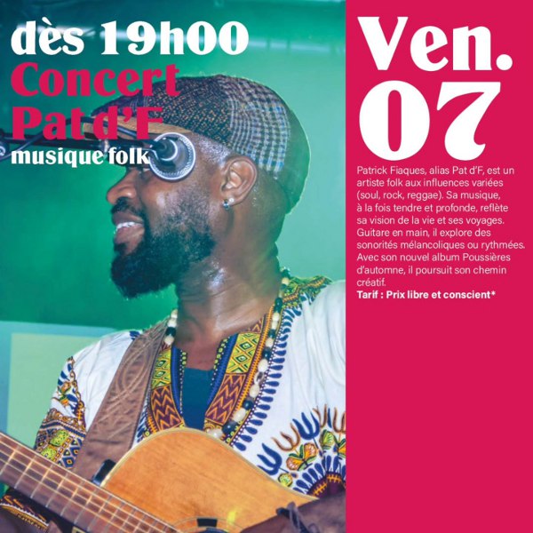 concert de Pat d'F La Carte