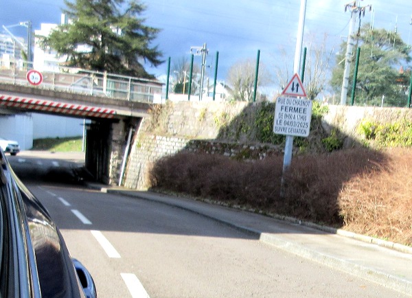 rue du Chasnot travaux mars 25