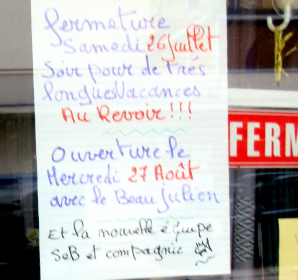 poissonnerie change