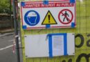 travaux trottoir barré