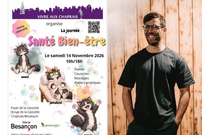 Alexandre à la Journée Santé Bien être