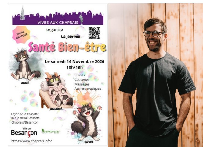 Alexandre à la Journée Santé Bien être