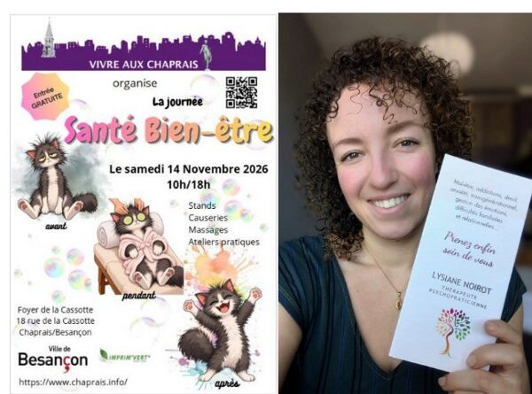 Lysiane Noirot à la Journée Santé Bien être